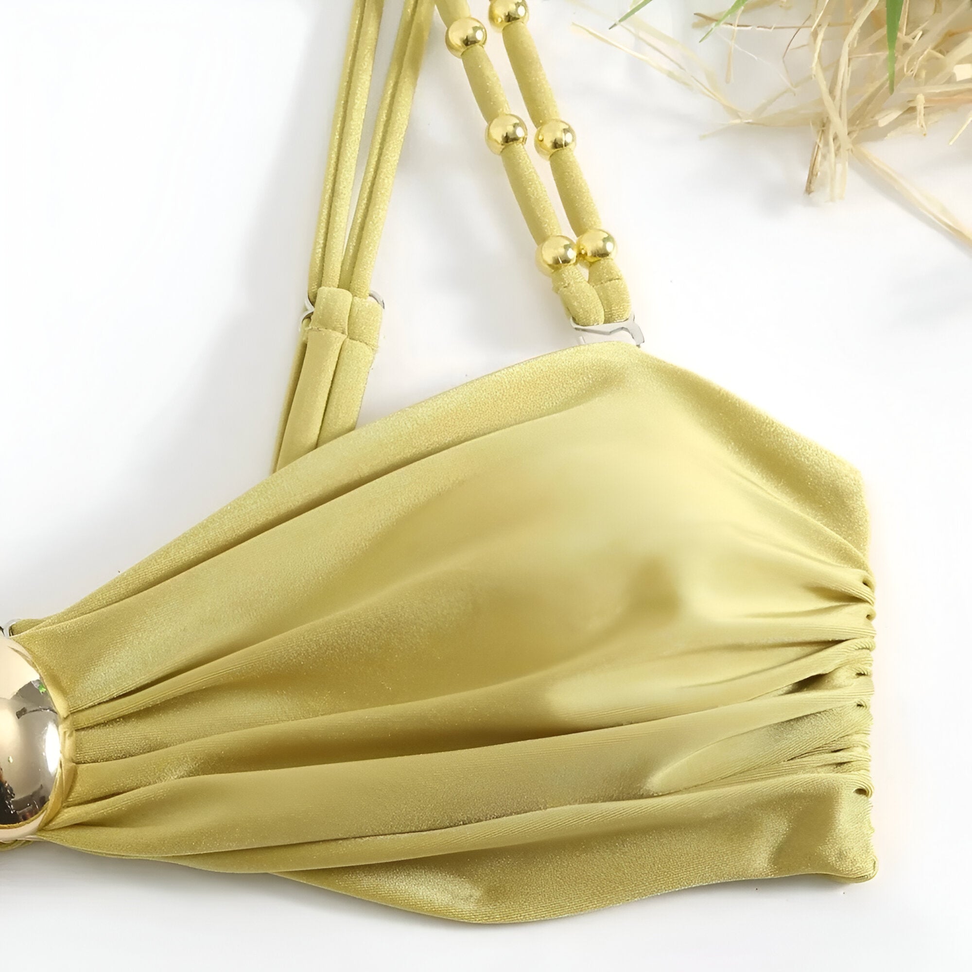 Urban Rythm Golden Hour Bikini with Draped Sarong